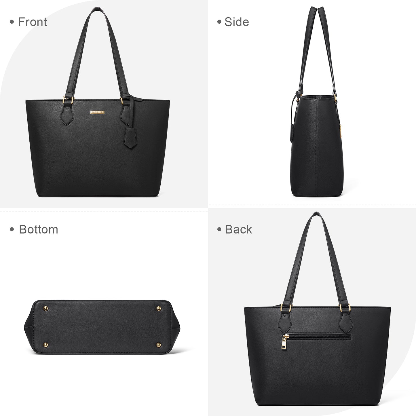 Bagsure Women Handbags Fashion Tote Shoulder Bags Casual Crossbody Bags for Women Satchel Purse Set 4pcs